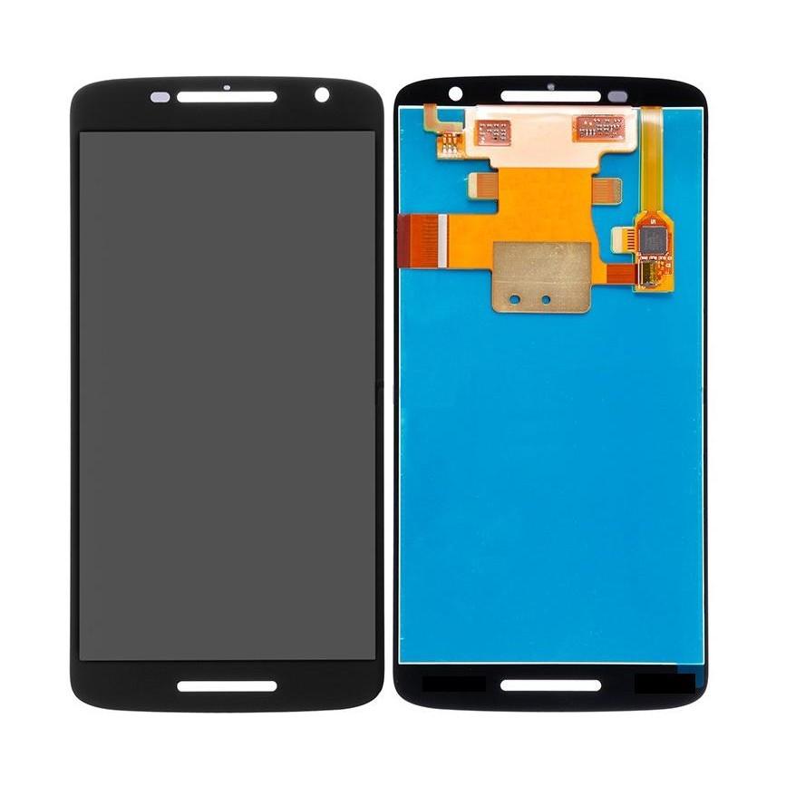 TOUCHSCREEN + DISPLAY LCD DISPLAY COMPLETO SENZA FRAME PER MOTOROLA MOTO X PLAY XT1561 XT1562 NERO