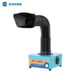SUNSHINE SS-6604 DEPURATORE DI FUMI PER SALDATURA MANUALE FILTRAZIONE DEI FUMI DI MARCATURA LASER ECC BRACCIO FLESSIBILE A COLLO D'OCA REGOLABILE A 360°