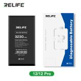 RELIFE BATTERIA DE GRANDE CAPACITA (3230 mAh) PER APPLE IPHONE 12 6.1 / IPHONE 12 PRO 6.1 (DIAGNOSTICABILE BATTERIA NON È NECESSARIA LA SALDATURA CAVO BATTERIA ORIGINALE NESSUN MESSAGGIO "PARTE SCONOSCIUTA") (RICHIEDE AGGIORNAMENTO ALL'ULTIMA VERSIONE)