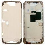 COVER CENTRALE A PER APPLE IPHONE 16 PRO MAX 6.9 ORO MATERIALE ORIGINALE