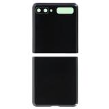 SET 2 PEZZI COVER POSTERIORE PER SAMSUNG GALAXY Z FLIP F700F NERO