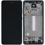 TOUCHSCREEN + DISPLAY AMOLED DISPLAY COMPLETO + FRAME PER SAMSUNG GALAXY A52 A525F / A52 5G A526B BLU OEM