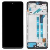 TOUCHSCREEN + DISPLAY OLED DISPLAY COMPLETO + FRAME PER XIAOMI REDMI NOTE 11 PRO 4G (2201116TG 2201116TI) / REDMI NOTE 11 PRO 5G (21091116I 2201116SG) NERO OEM