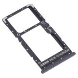 SIM TRAY PER XIAOMI REDMI NOTE 10 5G (M2103K19G M2103K19C) / POCO M3 PRO 5G (M2103K19PG M2103K19PI) NERO