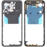 COVER CENTRALE B PER XIAOMI REDMI 13 (2404ARN45A 24040RN64Y) NERO ORIGINALE