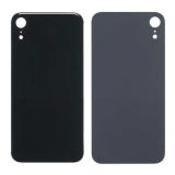 COVER POSTERIORE DI VETRO (BIG HOLE) PER APPLE IPHONE XR 6.1 NERO