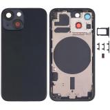COVER POSTERIORE PER APPLE IPHONE 13 MINI 5.4 NERO MATERIALE ORIGINALE
