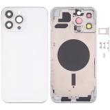 COVER POSTERIORE PER APPLE IPHONE 13 PRO MAX 6.7 BIANCO OEM