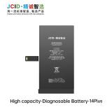 JCID BATTERIA DE GRANDE CAPACITA (4730 MAH) PER APPLE IPHONE 14 PLUS 6.7 (DIAGNOSTICABILE BATTERIA NON È NECESSARIA LA SALDATURA CAVO BATTERIA ORIGINALE NESSUN MESSAGGIO "PARTE SCONOSCIUTA")