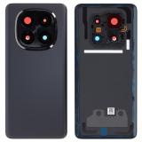 COVER POSTERIORE PER XIAOMI REDMI NOTE 14 PRO+ 5G (24115RA8EG) NERO ORIGINALE