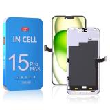 TOUCHSCREEN + DISPLAY LCD DISPLAY COMPLETO PER APPLE IPHONE 15 PRO MAX 6.7 INCELL ZY FHD 1080P (FREQUENZA DI AGGIORNAMENTO: 120 HZ)