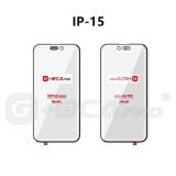 G+ PRO VETRO + OCA PER APPLE IPHONE 15 6.1 NERO