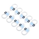 SET 10 PEZZI SCHERMO ANTIPOLVERE PER MICROFONO POSTERIORE PER APPLE IPHONE 16 6.1 / IPHONE 16 PLUS 6.7