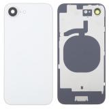 COVER POSTERIORE DI VETRO CON SUPPORTO PER APPLE IPHONE 16E 6.1 BIANCO