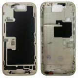 COVER CENTRALE A PER APPLE IPHONE 16 PRO 6.3 BIANCO MATERIALE ORIGINALE