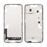 COVER CENTRALE A PER APPLE IPHONE 14 PLUS 6.7 BIANCO MATERIALE ORIGINALE