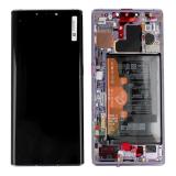 DISPLAY LCD + TOUCHSCREEN DISPLAY COMPLETO + FRAME PER HUAWEI MATE 30 PRO LIO-L09 LIO-L29 ARGENTO ORIGINALE