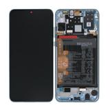 DISPLAY LCD + TOUCHSCREEN DISPLAY COMPLETO + FRAME PER HUAWEI P30 LITE 2020 MAR-L21BX BREATHING CRYSTAL ORIGINALE NEW