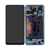 DISPLAY LCD + TOUCHSCREEN DISPLAY COMPLETO + FRAME PER HUAWEI P30 LITE 2020 MAR-L21BX BLU ORIGINALE NEW