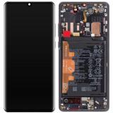 DISPLAY LCD + TOUCHSCREEN DISPLAY COMPLETO + FRAME PER HUAWEI P30 PRO VOG-L29 VOG-L09 NERO ORIGINALE