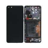 DISPLAY LCD + TOUCHSCREEN DISPLAY COMPLETO + FRAME PER HUAWEI P40 PRO ELS-NX9 ELS-N04 NERO ORIGINALE