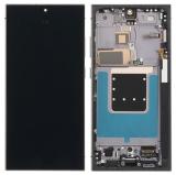 TOUCHSCREEN + DISPLAY AMOLED DISPLAY COMPLETO + FRAME PER SAMSUNG GALAXY S24 ULTRA 5G S928B NERO / BLU / VERDE ORIGINALE (SERVICE PACK)