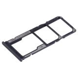 DUAL SIM TRAY PER XIAOMI REDMI 13C (23100RN82L 23106RN0DA) / POCO C65 (2310FPCA4G) NERO