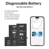 DEJI BATTERIA DE GRANDE CAPACITA (4750 mAh) PER APPLE IPHONE 13 PRO MAX 6.7 (BATTERIA DECODIFICABILE GENUINA AUTODIAGNOSTICABILE) (QUANTITÀ MINIMA ORDINABILE: 10 PEZZI)