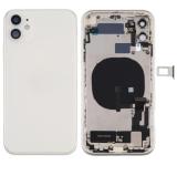 COVER POSTERIORE CON RICAMBI PER APPLE IPHONE 11 6.1 BIANCO MATERIALE ORIGINALE