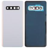 COVER POSTERIORE PER SAMSUNG GALAXY S10 G973F BIANCO PRISMA