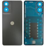 COVER POSTERIORE PER MOTOROLA MOTO E14 (XT2421-13 XT2421-14 XT2421-15) GRIGIO / NERO