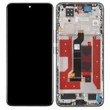 TOUCHSCREEN + DISPLAY OLED DISPLAY COMPLETO + FRAME PER HONOR 200 5G (ELI-NX9 ELI-AN00) NERO ORIGINALE