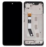 DISPLAY LCD + TOUCHSCREEN DISPLAY COMPLETO + FRAME PER MOTOROLA MOTO G54 5G (XT2343-1 XT2343-2) NERO ORIGINALE