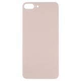 COVER POSTERIORE DI VETRO (BIG HOLE) PER APPLE IPHONE 8 PLUS 5.5 ORO