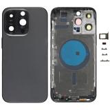 COVER POSTERIORE PER APPLE IPHONE 14 PRO MAX 6.7 NERO OEM