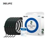 RELIFE HX1 NASTRO BIADESIVO PER SIGILLATURA E AMMORTIZZAZIONE DI TELEFONI CELLULARI 2MM PER RISOLVE PROBLEMI QUALI IL SOLLEVAMENTO DELLO SCHERMO LE INFILTRAZIONI DI LUCE DAL TELAIO LA SIGILLATURA DI SCHERMI CURVI E ALTRE PROBLEMATICHE DI RIPARAZIONE