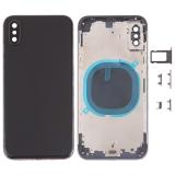 COVER POSTERIORE PER APPLE IPHONE XS 5.8 NERO OEM
