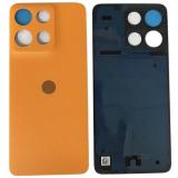 COVER POSTERIORE PER MOTOROLA MOTO G15 (XT2521-2) ARANCIA ORIGINALE