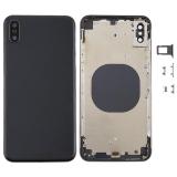 COVER POSTERIORE PER APPLE IPHONE XS MAX 6.5 NERO OEM