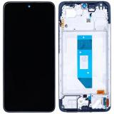 TOUCHSCREEN + DISPLAY AMOLED DISPLAY COMPLETO + FRAME PER XIAOMI REDMI NOTE 14 4G (24117RN76E) NERO ORIGINALE (SERVICE PACK) (MISURA 163MM)