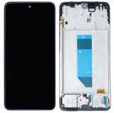TOUCHSCREEN + DISPLAY AMOLED DISPLAY COMPLETO + FRAME PER XIAOMI REDMI NOTE 14 4G (24117RN76G 24117RN76O) NERO ORIGINALE (SERVICE PACK)(MISURA 162.1MM)