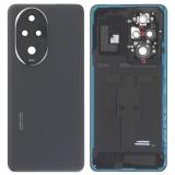 COVER POSTERIORE PER HONOR 200 PRO 5G (ELP-AN00 ELP-NX9) NERO ORIGINALE