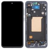 TOUCHSCREEN + DISPLAY AMOLED DISPLAY COMPLETO + FRAME PER SAMSUNG GALAXY A55 5G A556B BLU MARINO / NERO OEM