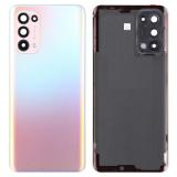 COVER POSTERIORE PER OPPO FIND X3 LITE (CPH2145) / RENO5 5G ARGENTO ORIGINALE