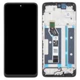 DISPLAY LCD + TOUCHSCREEN DISPLAY COMPLETO + FRAME PER MOTOROLA MOTO G05 (XT2523-2) NERO ORIGINALE