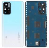 COVER POSTERIORE PER XIAOMI REDMI NOTE 11S 5G (22031116BG) STELLA BLU / BIANCO ORIGINALE