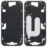 COVER CENTRALE A PER APPLE IPHONE 16 6.1 NERO OEM (SENZA PULSANTE DELLA FOTOCAMERA + CAVO)