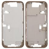 COVER CENTRALE A PER APPLE IPHONE 16 PRO 6.3 ORO OEM (SENZA PULSANTE DELLA FOTOCAMERA + CAVO)