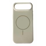 CUSTODIA CELLULARE DI SILICONE LIQUIDO + MAGNETICO PER APPLE IPHONE AIR BIANCO