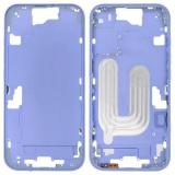 COVER CENTRALE A PER APPLE IPHONE 16 6.1 BLU OEM (SENZA PULSANTE DELLA FOTOCAMERA + CAVO)